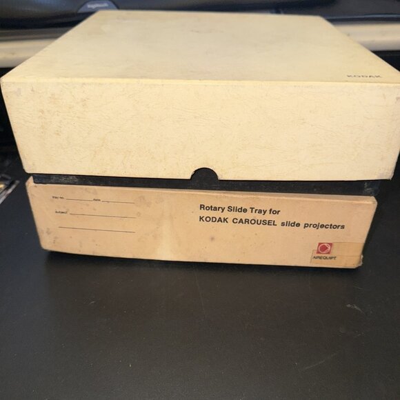 Vintage Kodak Carousel Slide Tray for 80 Slides in Original Box Index Card 2 - Picture 16 of 16